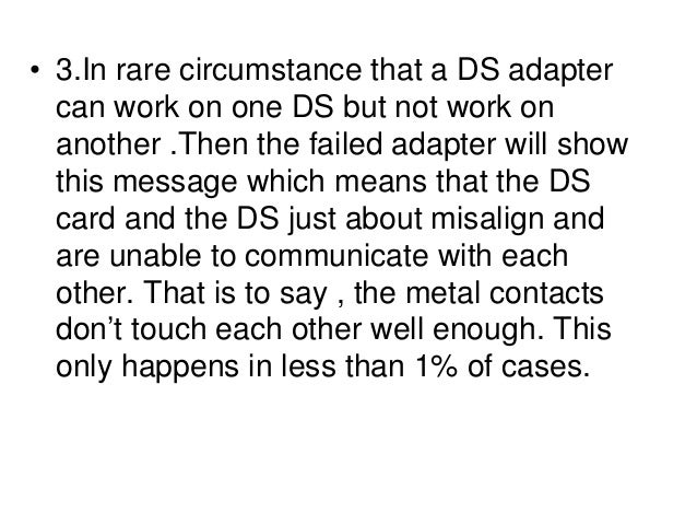 How To Solve The Problems There Is No Ds Card Inserted With R4i Sdh