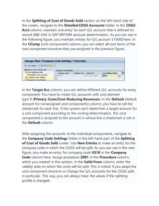 How to split cost of goods sold | DOCX