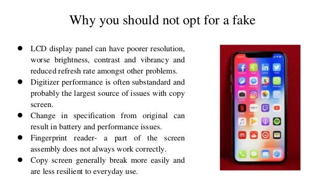 How to spot a Fake iPhone Screen - MyGadgetWorks