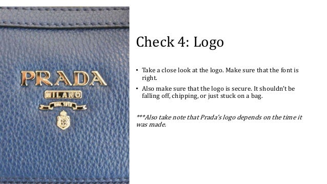 how to check prada bag authenticity
