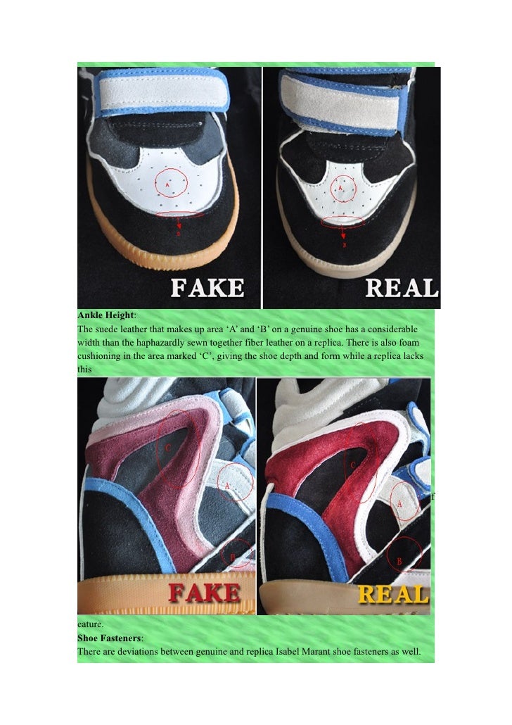How to spot fake isabel marant sneakers