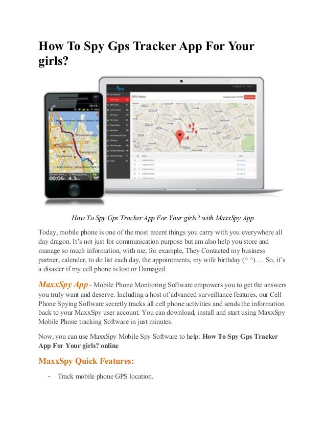How to spy gps tracker app for your girls