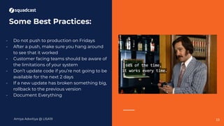 How to SRE when you have no SRE | PPT