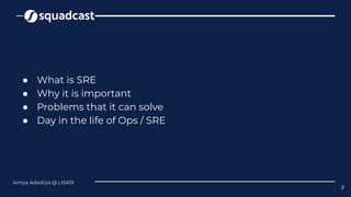 How to SRE when you have no SRE | PDF