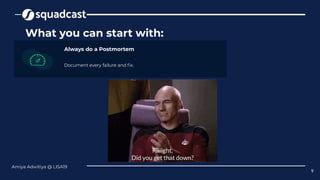 How to SRE when you have no SRE | PDF