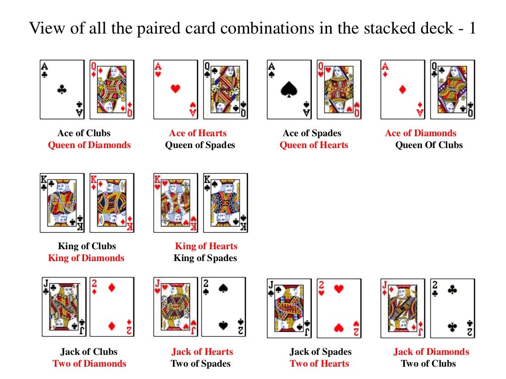 Invisible Deck How to Stack The Deck