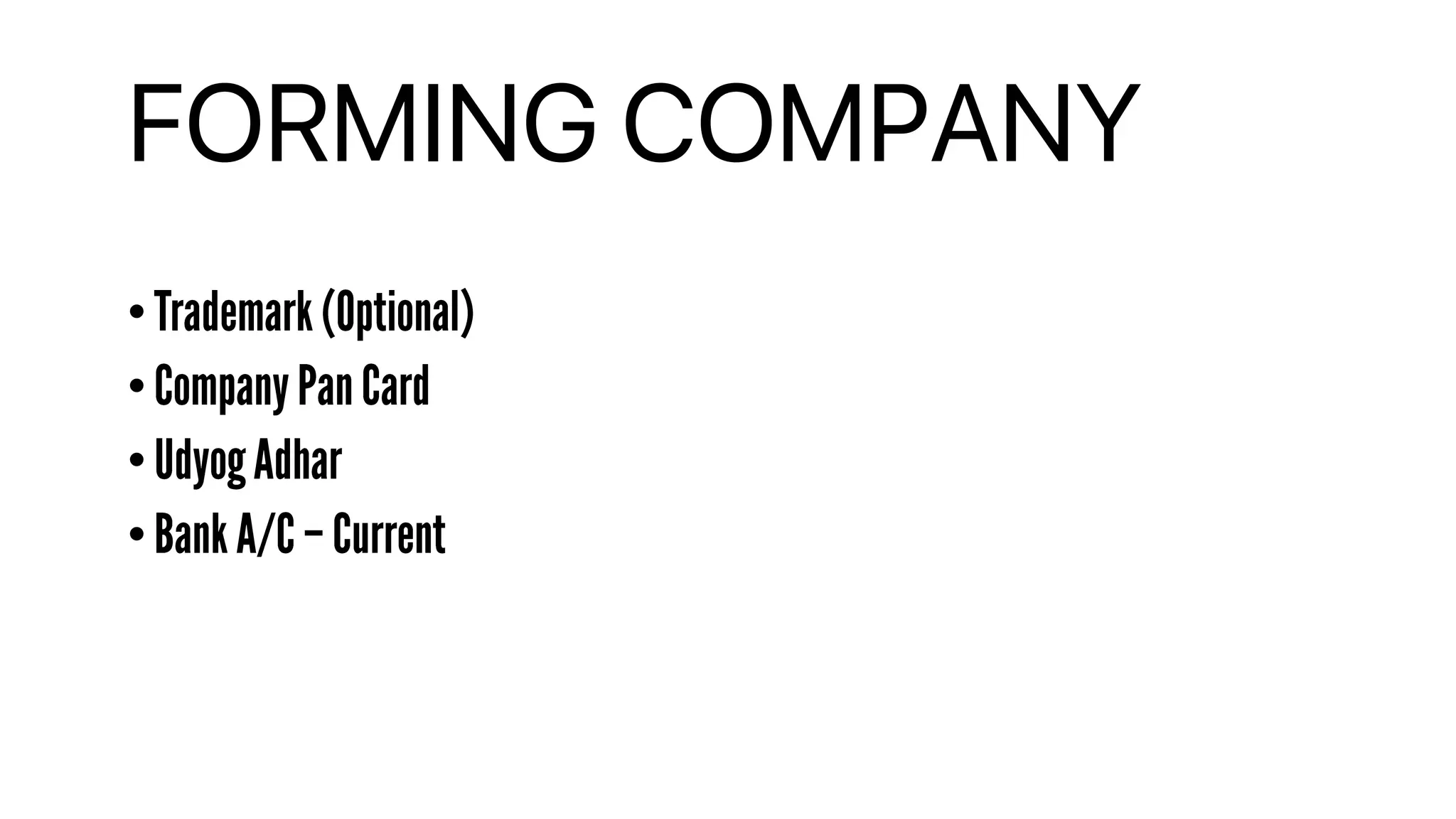 FORMING COMPANY
•
•
•
•