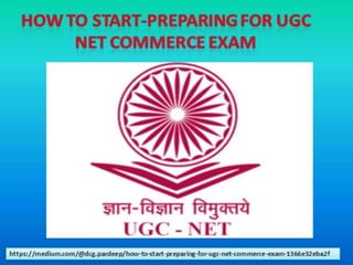 How to start preparing for ugc net commerce exam