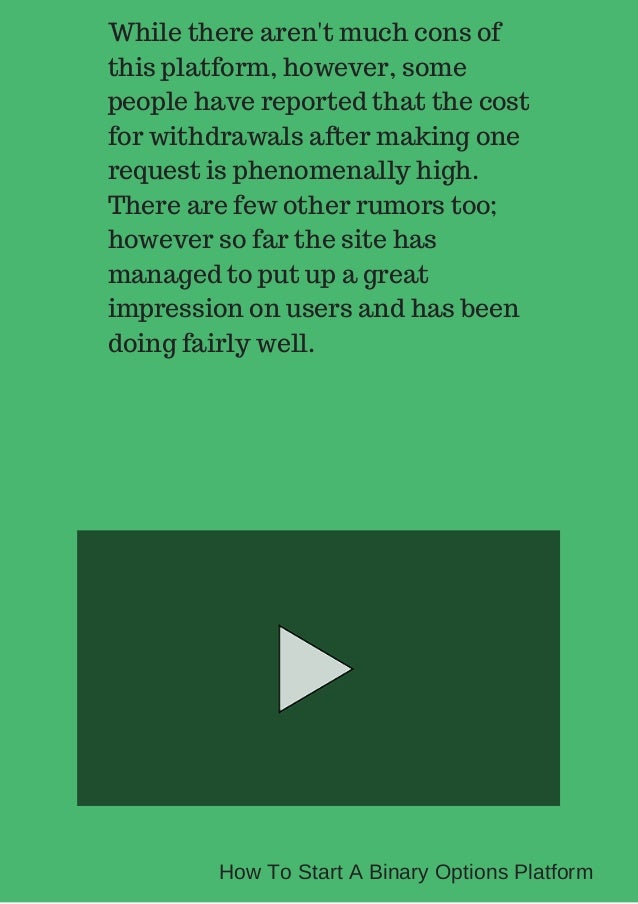 binary option platform manipulation