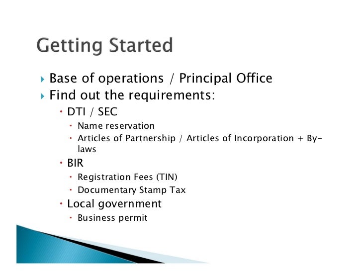 [Philippines] Learn About Setting Up a Company