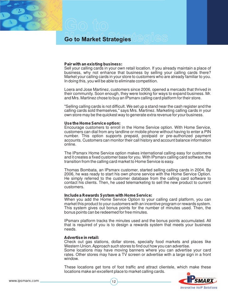 How to start a calling card business guide