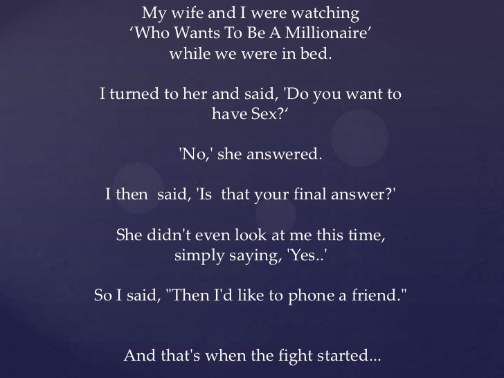 How to Start a Fight...