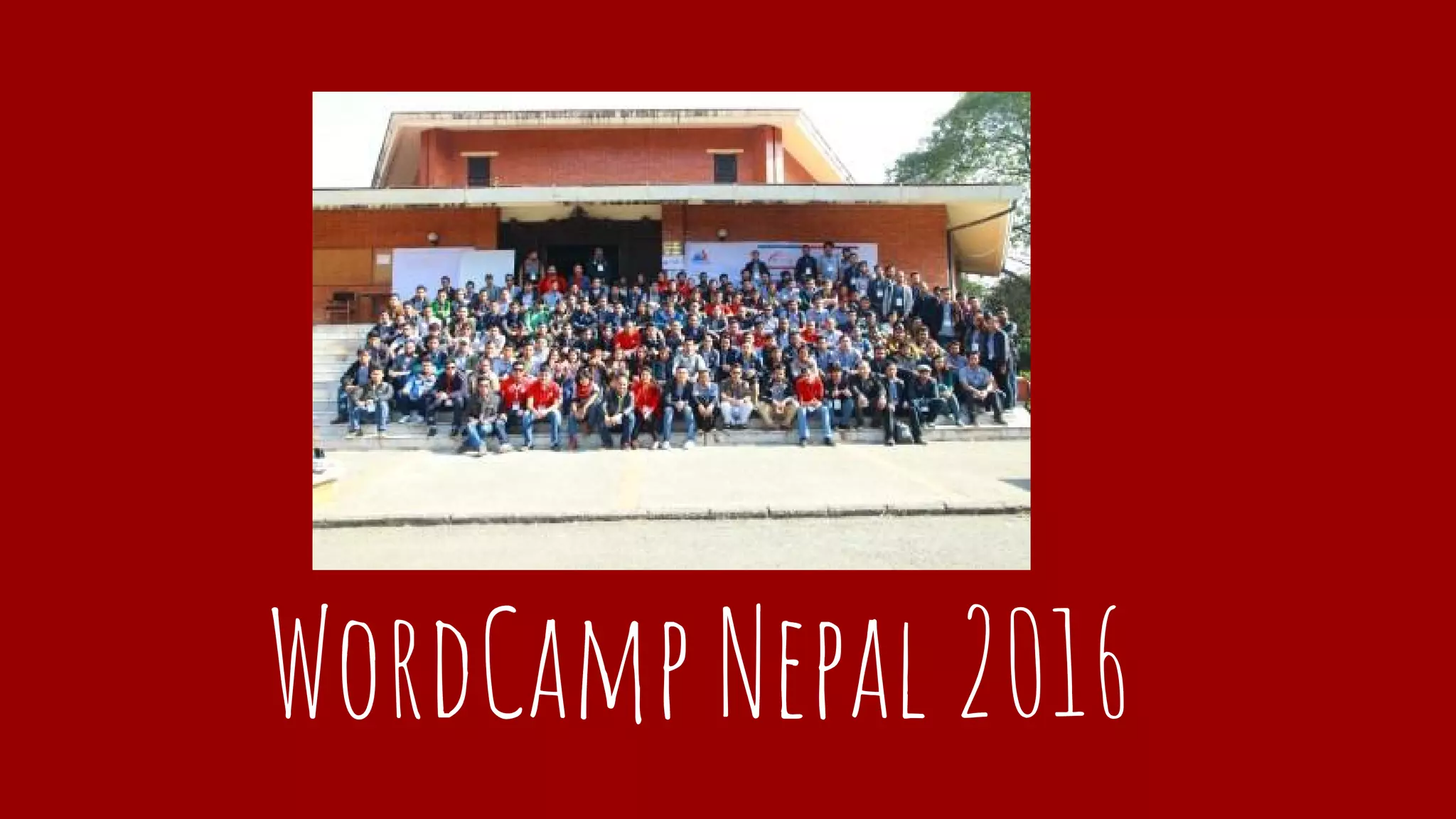 WordCamp Nepal 2016
 