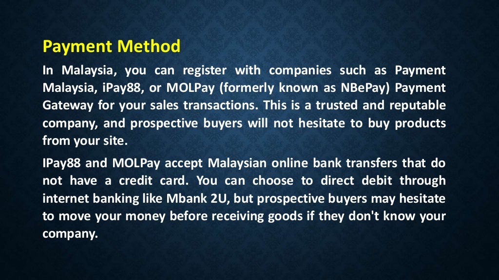 How to start an online business in malaysia