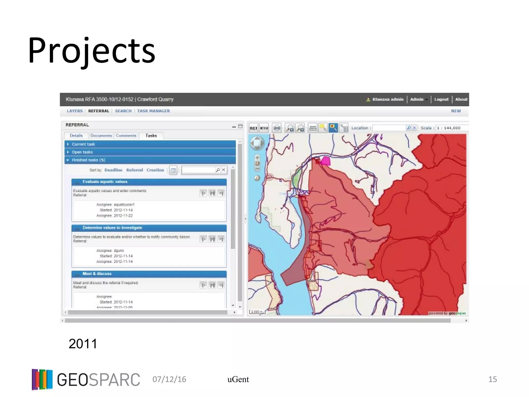 07/12/16 15uGent
Projects
2011
 