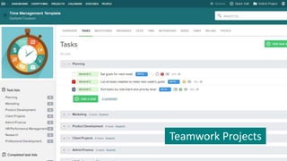 Teamwork ProjectsTeamwork Projects
 