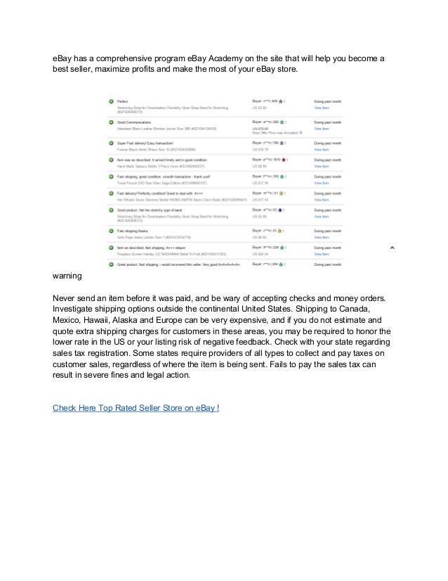 How to start a store on eBay