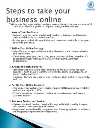 How to Start business online in India | A Step-by-Step Guide | PPTX