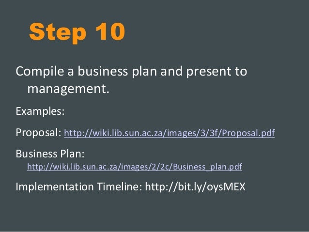 Repo business plan