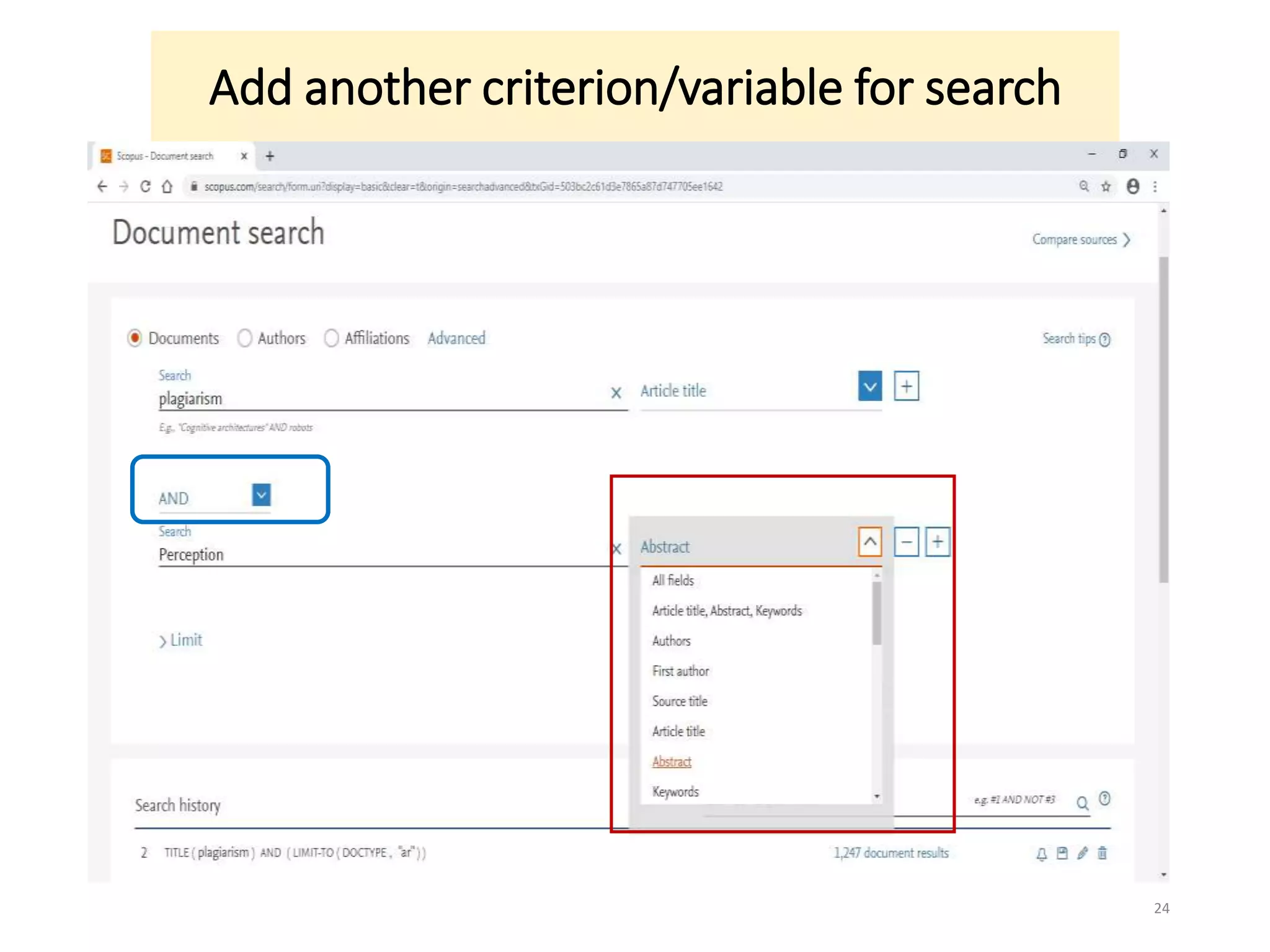 Add another criterion/variable for search
24
 
