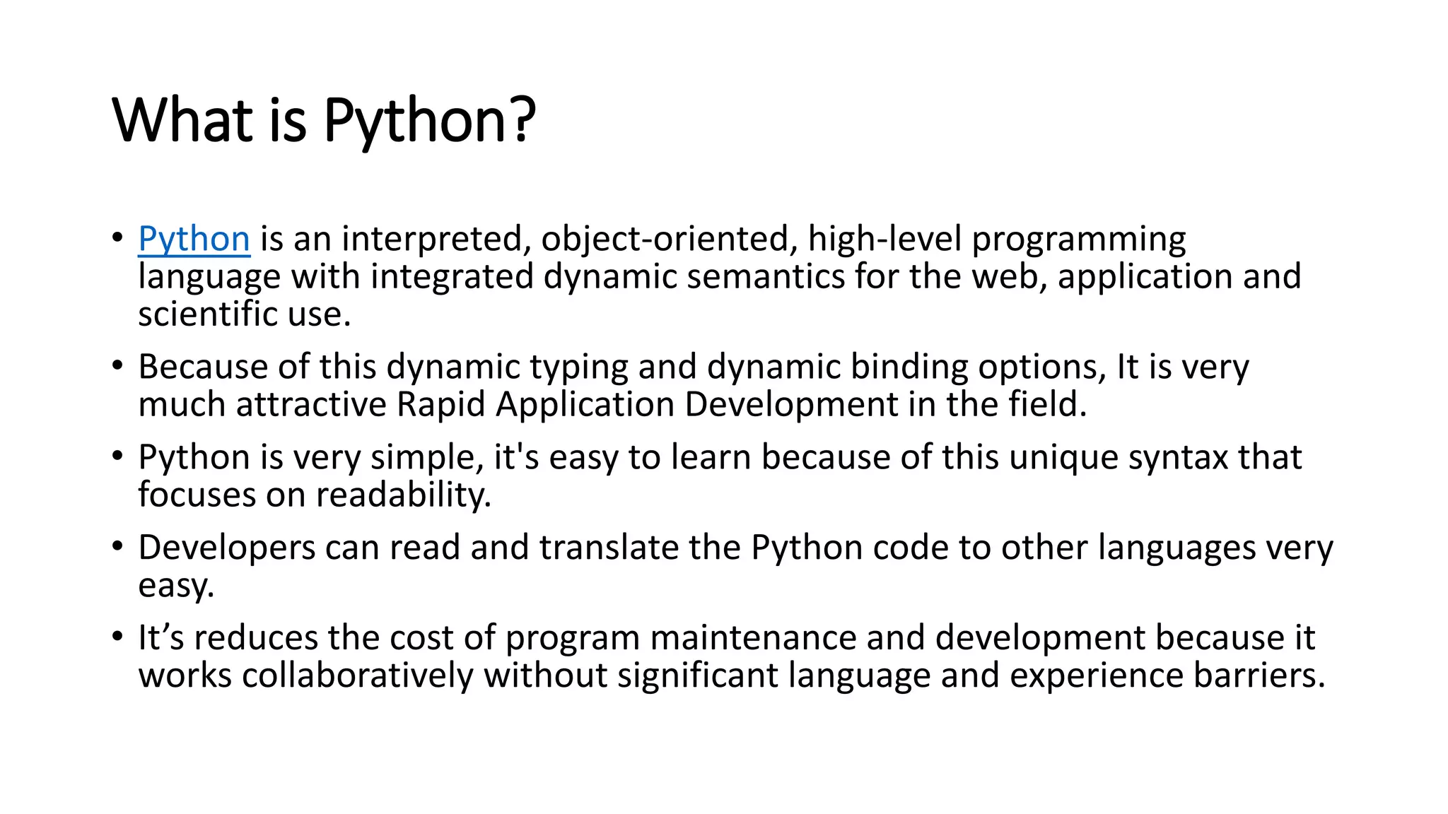How to start Python? - lesson 1 | PPT image.