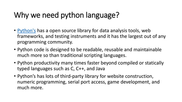 How to start Python? - lesson 1 | PPT