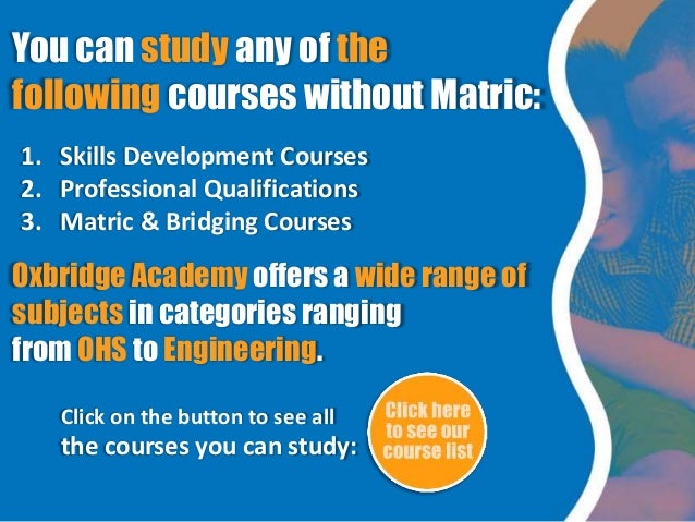 to matric how without study to How Start Without Matric Studying