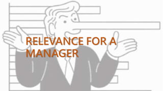 RELEVANCE FOR A
MANAGER
 