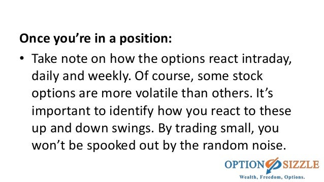 How to successfully trade weekly options
