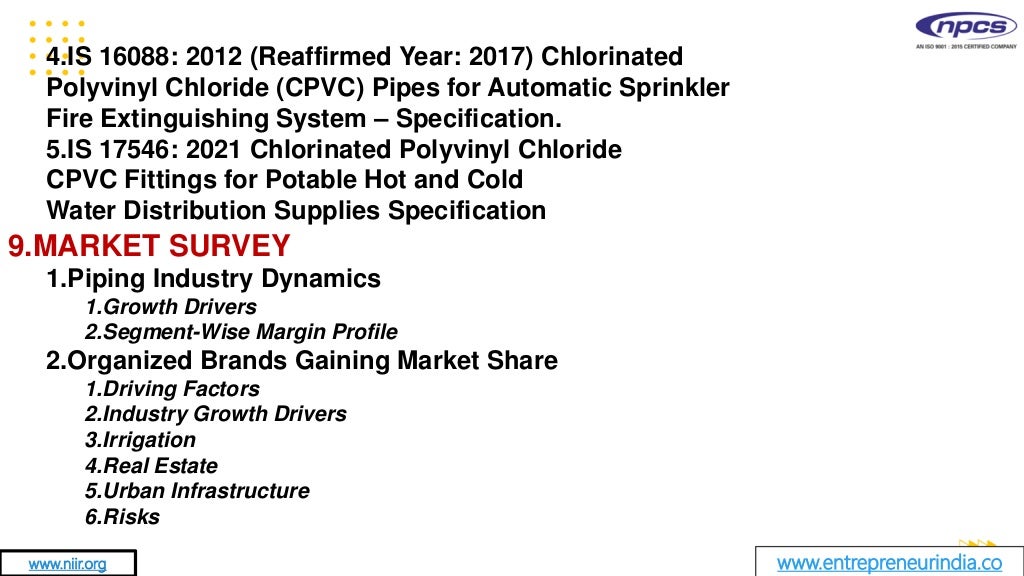 How to Start uPVC and CPVC Manufacturing Industry | uPVC And CPVC Pipes ...