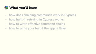 Workshop: Head-to-Head Web Testing: Part 1 with Cypress