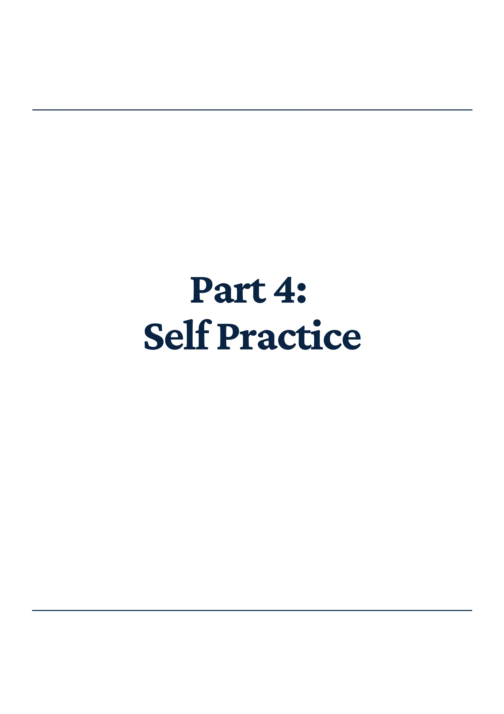 Part4:
SelfPractice
 