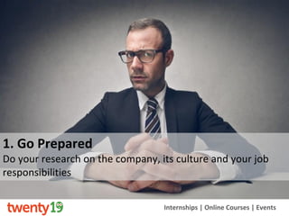 How to Stay Calm in an Interview