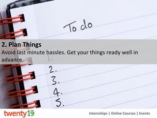 How to Stay Calm in an Interview