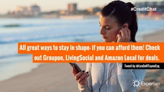 All great ways to stay in shape- if you can afford them! Check
out Groupon, LivingSocial and Amazon Local for deals.
Tweet...