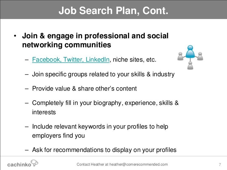 organizing your job search