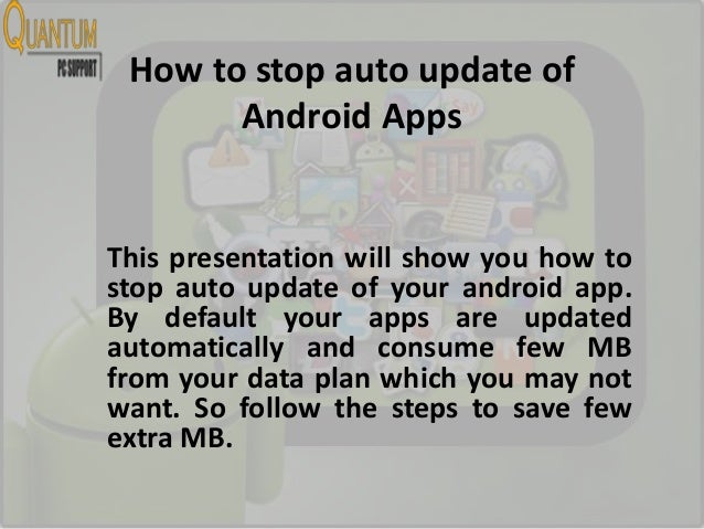 How to stop auto download apps on android How to stop auto download apps on android