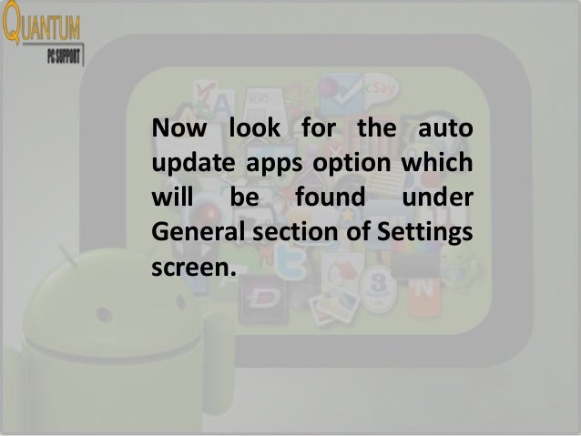 Android: Stop auto update of Apps to save internet usage