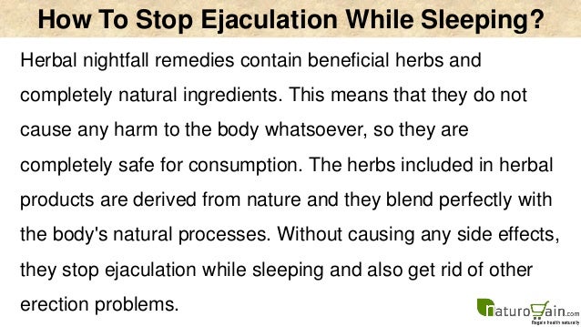 How to stop ejaculation while sleeping and get rid of ...