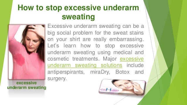 excessive underarm sweating