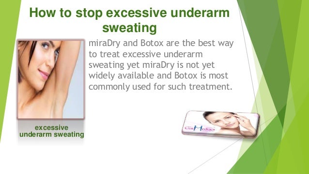 excessive underarm sweating