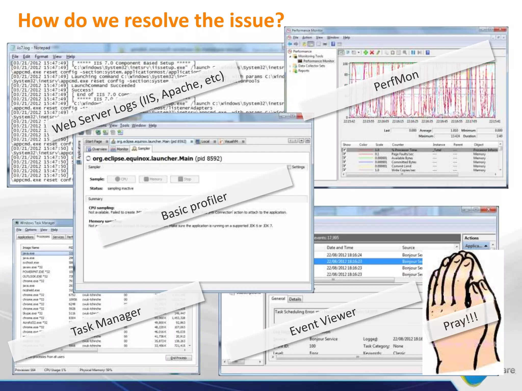 How do we resolve the issue?
 