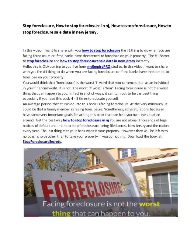 How Stop Foreclosure Now: The Complete Guide To Saving Your ... can Save You Time, Stress, and Money.