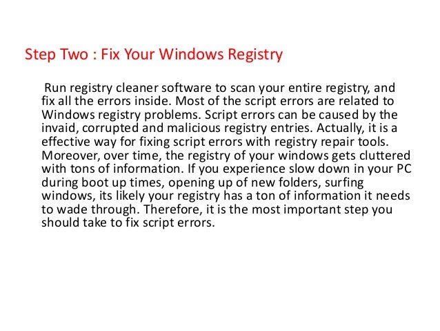 Javascript error repair tool