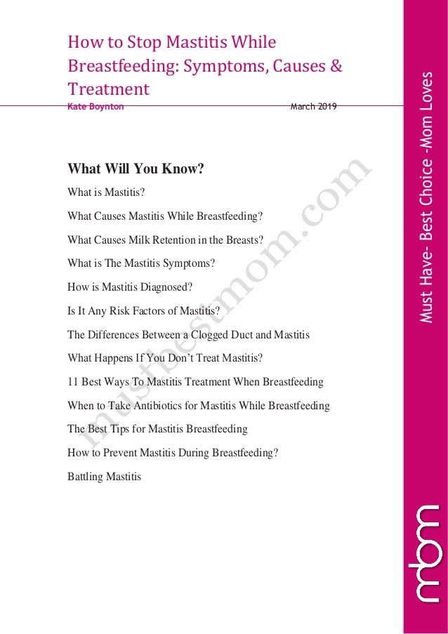 antibiotics while breastfeeding