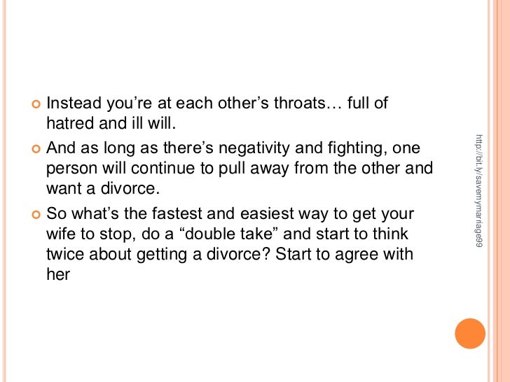 How to avoid divorce court 7