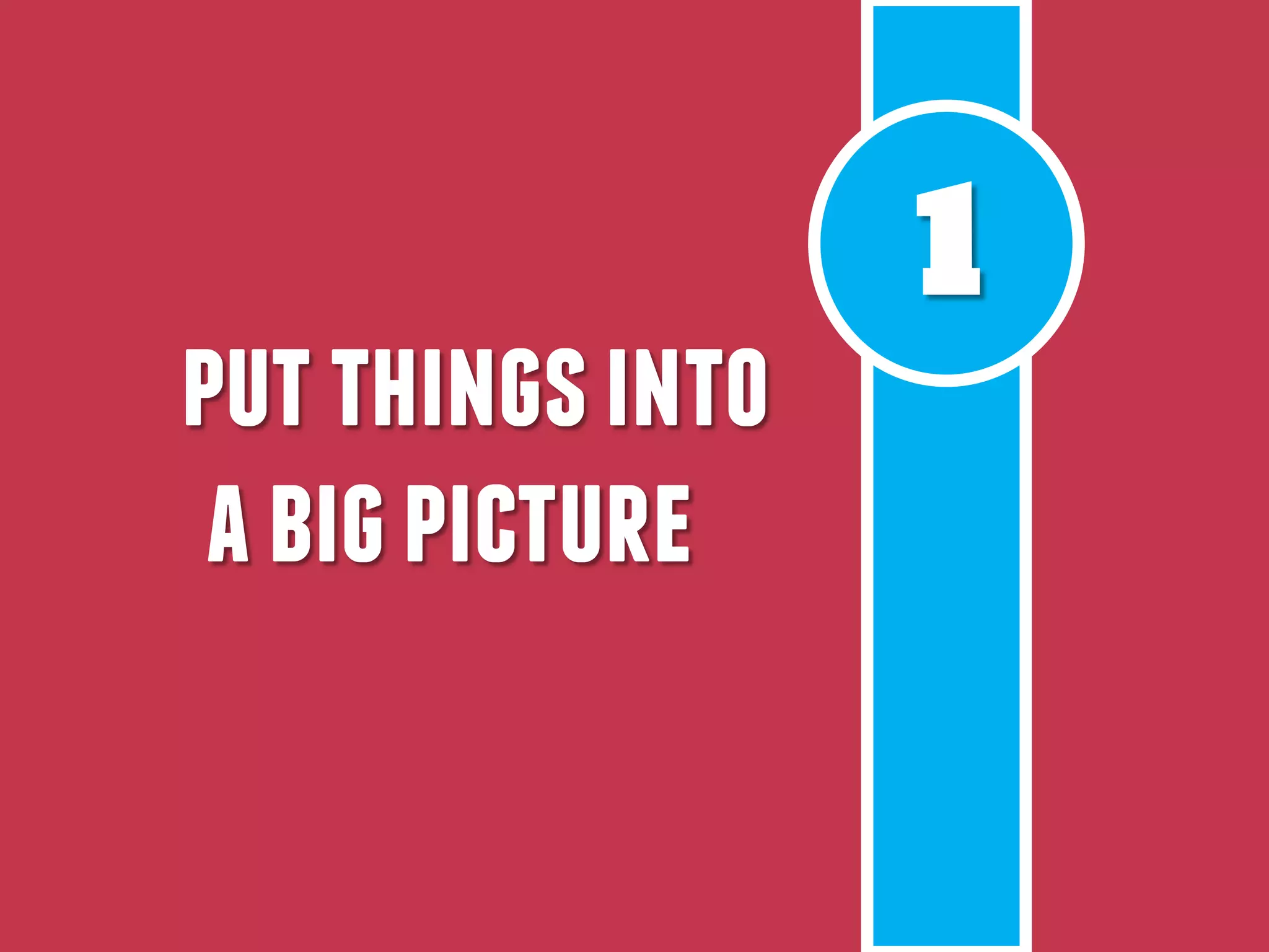 1
putthingsinto
abigpicture
 