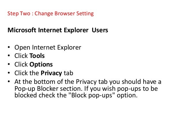 Stop Pop Up Ads On Internet Explorer – JKJQJH