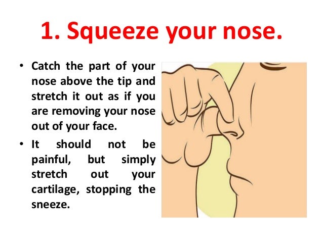 What happens if you can't stop sneezing?