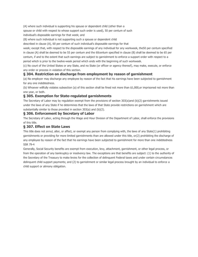 Wage Garnishment Laws